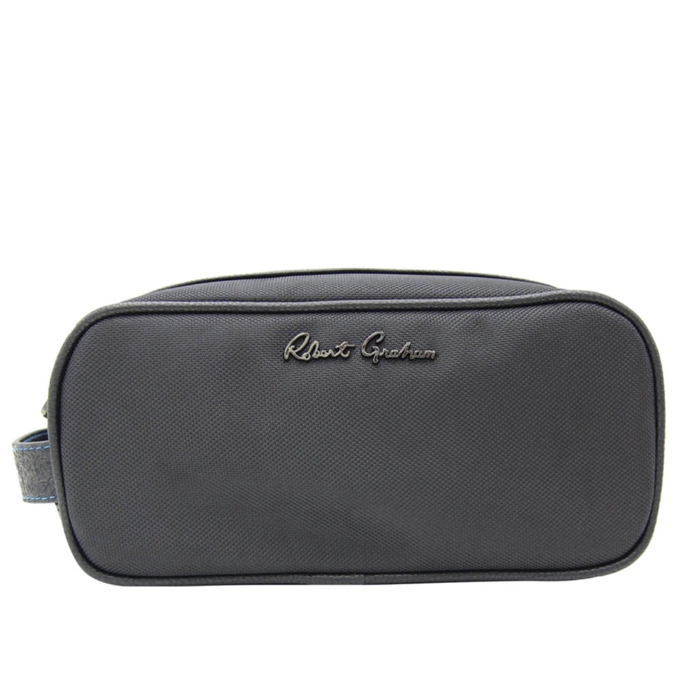 NEW🖤🩶Robert Graham Hydrus Max Gray/Black Dopp Kit/Toiletry Travel Bag